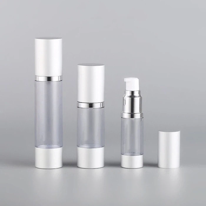 Пляшки з безповітряним насосом для косметики